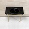 Fauceture 36" Ceramic Console Sink with Stainless Steel Legs, Black/Brushed Brass VPB28140W87K - alternate 3